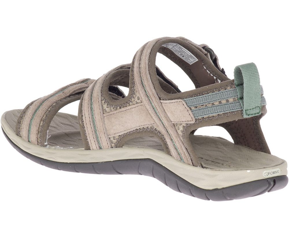 Merrell Sandals Grey - Siren 2 Strap - Womens 57SQUGWCY